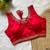 Red silk blouse for women designer saree blouse