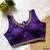 Purple silk blouse for women sequence saree blouse