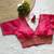 Pink tissue blouse for women thread saree blouse