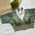 Green tissue blouse for women fancy saree blouse