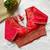 Red tissue blouse for women plain saree blouse