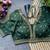 Dark green silk blouse for women printed saree blouse