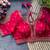 Pink silk blouse for women embroidery saree blouse