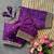 Purple silk blouse for women thread saree blouse