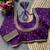Purple silk blouse for women thread saree blouse