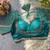 Teal silk blouse for women fancy saree blouse