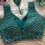 Teal silk blouse for women zari saree blouse