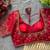 Maroon silk blouse for women plain saree blouse