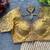 Beige silk blouse for women embroidery saree blouse