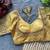 Beige silk blouse for women embroidery saree blouse