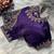 Purple silk blouse for women festive saree blouse