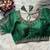 Green silk blouse for women fancy saree blouse