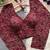 Maroon cotton blouse for women festive saree blouse