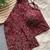 Maroon cotton blouse for women festive saree blouse