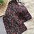 Navy blue cotton blouse for women plain saree blouse