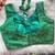 Green silk blouse for women elegant saree blouse