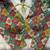 Green viscose blouse for women thread saree blouse