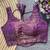Purple jacquard blouse for women zari saree blouse