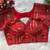 Red georgette blouse for women festive saree blouse