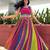 NAVRATRI WEAR MULTICOLOR GEORGETTE PRINTED LEHENGA CHOLI FULL STITCHED
