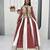 NAVRATRI WEAR WHITE-MULTI COLOR COTTON SOLID PRINT WORK LEHENGA CHOLI FREE SIZE FULL STITCHED.