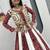 NAVRATRI WEAR WHITE-MULTI COLOR COTTON SOLID PRINT WORK LEHENGA CHOLI FREE SIZE FULL STITCHED.