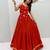 NAVRATRI WEAR RUST COLOR SOLID COTTON LEHENGA CHOLI FREE SIZE FULL STITCHED.