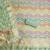 Green organza banarasi jacquard dress material suit
