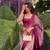 Rani color art silk blend sarees with blouse