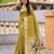 soft pure muga cotton  saree with meenakari  weaving  motifs and contrast blouse