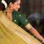 soft pure muga cotton  saree with meenakari  weaving  motifs and contrast blouse