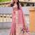 soft pure muga cotton  saree with meenakari  weaving  motifs and contrast blouse