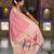 soft pure muga cotton  saree with meenakari  weaving  motifs and contrast blouse