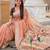 soft pure muga cotton  saree with meenakari  weaving  motifs and contrast blouse