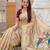 soft pure muga cotton  saree with meenakari  weaving  motifs and contrast blouse