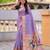 soft pure muga cotton  saree with meenakari  weaving  motifs and contrast blouse