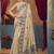 Beige modal worli work with pumpum casual wear saree