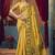 Yellow modal worli work with pumpum casual wear saree
