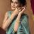Sky blue modal worli work with pumpum casual wear saree