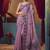 Lavender  modal worli work with pumpum casual wear saree