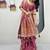 Pink color art silk jacquard latkan work pre stitched ready to wear saree with un-stitched blouse