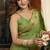 Green super kota zari boder festival wear saree