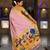 Baby pink faux banarasi silk saree with paithani rich weaved pallu and blouse