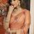 Orange cotton zari border casual wear saree