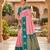 Peach soft silk blend saree with zari weaving meenakari design