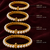 Pearl bangle set, gold-toned, openable, traditional style, 