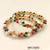 Pearl, red and green beaded gold-toned bangles, traditional indian style, openable, set of 2