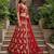 red net embroidered lehenga choli