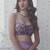 lavender organza plain lehenga choli