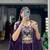 dark purple silk blend embroidered lehenga choli